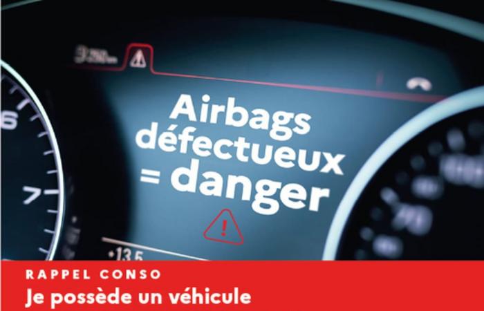 Ceci est la liste complète des voitures équipées d’airbags takata dangereux, voici comment vérifier en un seul clic si vous êtes affecté