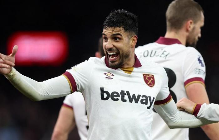 La tête d’Emerson donne un match nul à West Ham suite à la défaite de…