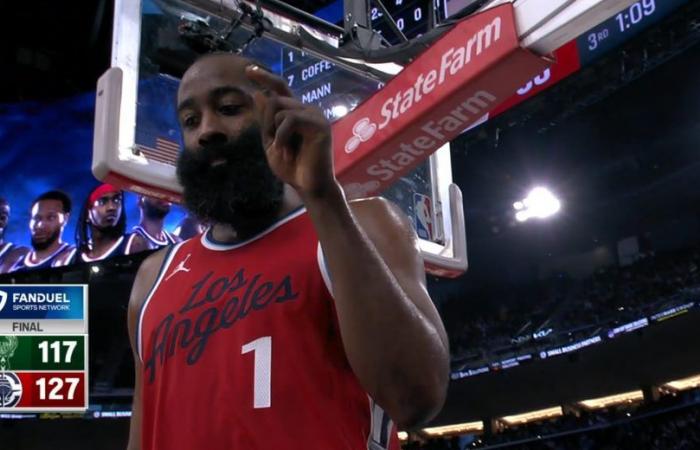 James Harden en mode vintage en victoire contre les Bucks