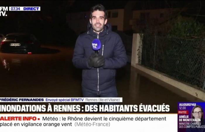 Inondations et inondations dans Rennes: les résidents ont évacué