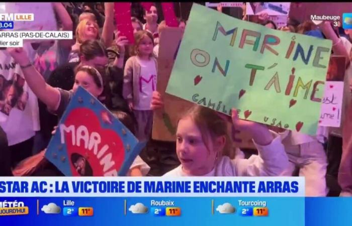 La victoire de Marine fait chavirer de joie la fan zone d’Arras