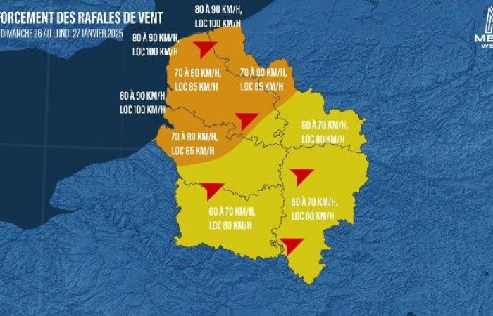 le Nord, le Pas-de-Calais et la Somme en alerte jaune, dès cet après-midi