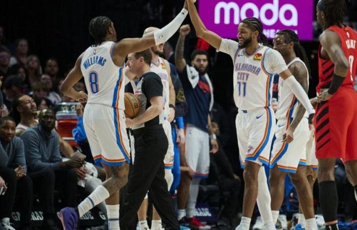 NBA: Oklahoma City Thunder à Portland Trail Blazers