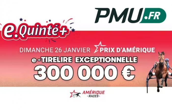 PMU offers 3 million euros in Supertirelire and € 300,000 for its e-quinté+