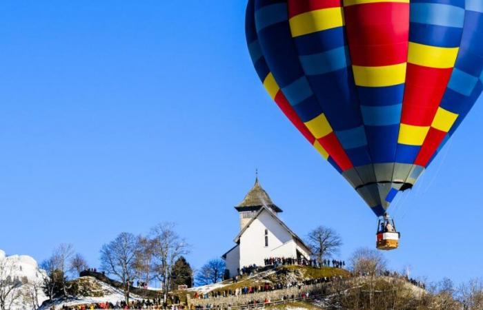 Le Château -T’Oex International Balloons Festival a finalement pu décoller dimanche – RTS.CH