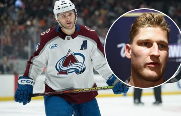 Nathan Mackinnon réagit au commerce de Mikko Rantanen