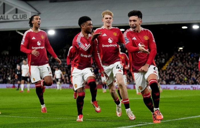 Manchester United en difficulté à Fulham