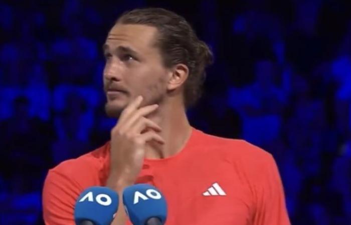 Tennis. Open d’Australie – Zverev guéri par un spectateur avant son discours