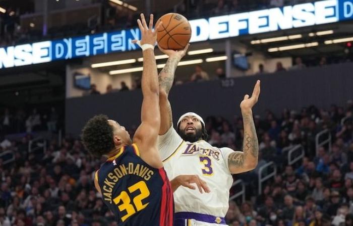 Anthony Davis mène la victoire dominante des Lakers sur les Warriors