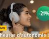 Les écouteurs sans fil dotés de la meilleure réduction de bruit active du marché, les Sony XM5, sont en promotion à -21%