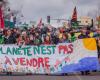 Une manifestation la veille du 22 avril à Montréal critique la transition énergétique de François Legault