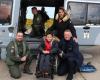 Enfant malade, Sohen a survolé le Cotentin à bord de l’hélicoptère de la Marine nationale