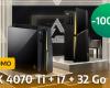 -1000€ pour ce PC de bureau gaming MSI avec la RTX 4070 Ti de NVIDIA