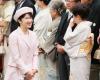 Première garden-party de la princesse Aiko au palais impérial