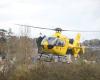 Michel Suchaut secouru par hélicoptère après une randonnée dans les Dentelles de Montmiral