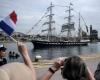 le voilier « Belem » quitte la Grèce vers la France avec la flamme olympique à son bord