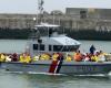 A Dieppe, des migrants secourus en mer sont arrivés au port à bord de la vedette rapide de la gendarmerie