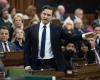 Pierre Poilievre expulsé de la Chambre des communes après avoir traité Justin Trudeau de « fou » (« farfelu »)