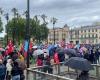 Sous la pluie, entre 1 000 et 2 000 personnes ont manifesté le 1er mai à Perpignan