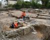 Un chantier de fouilles archéologiques ouvert au public dans le Val-d’Oise