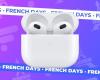Les Apple AirPods 3 chutent à un prix jamais vu auparavant sur Amazon en plein French Days