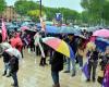 200 personnes bravent la pluie pour honorer la fête du Travail