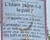Affiches islamophobes placardées dans les rues de Bourg-en-Bresse, la mairie porte plainte