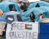 Des étudiants installent un campement pro-palestinien à l’Université de Toronto