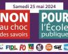 Non au « Choc des savoirs », journée nationale de mobilisation le samedi 25 mai pour l’école publique ! – .