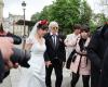 Renaud et « Cerise » mariés, heureux, images du mariage à Paris