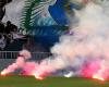 le match Troyes-Valenciennes définitivement arrêté après des fumigènes