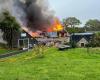 Une maison entièrement détruite par un incendie dans le Morbihan. « Les résidents sont sains et saufs »