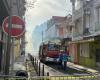 6 bâtiments ravagés par les flammes et pompiers blessés