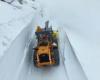en Savoie, jusqu’à quatre mètres de neige à déneiger afin de rouvrir les cols