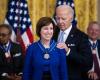 Ellen Ochoa, ancienne astronaute de la NASA et première femme hispanique dans l’espace, reçoit la Médaille présidentielle de la liberté