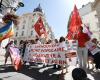 A Cannes et Grasse, la CGT défile en soutien au Nouveau Front Populaire