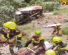 sept enfants blessés dans un grave accident de bus après une chute de quinze mètres – .