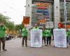 Greenpeace manifeste devant les sièges de Migros et Coop – .
