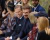 David Beckham accompagne Anna Wintour au défilé Boss