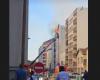 Les flammes ravagent un appartement