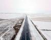 Chutes de neige abondantes et rares en Afrique du Sud