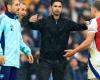 Arteta assume la responsabilité de la tactique brutale d’Arsenal contre City