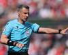 Slavko Vinčić arbitre du match, ses principales statistiques