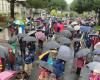 200 personnes à la manifestation pluvieuse du 1er octobre