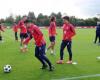 Lille une dernière fois à l’entraînement avant le choc contre le Real