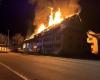 Ancienne auberge de Schleitheim SH complètement détruite après un incendie