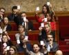 Les députés LFI brandissent leurs cartes d’électeurs en plein discours de Michel Barnier