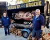 La carcasse d’une vache de 325 kg passera la journée à la broche avant la fête médiévale