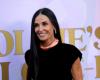 Demi Moore (61 ans), en total look cuir, est époustouflante dans sa tenue Céline