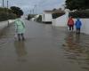 Noirmoutier sous les eaux après le passage de la tempête Kirk